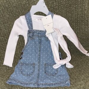 Max studio three-piece denim outfit size 12 months NEW WITH TAGS